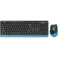 Комплект клавиатура + мышь A4Tech Fstyler FG1035 (черный/синий) фото 1